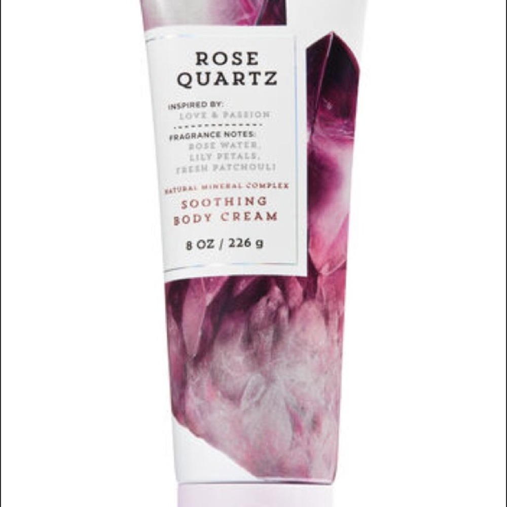 Rose quartz lotion